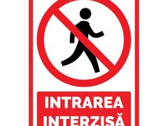 Semne pentru intrarea interzisa